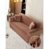 Husă Catifea pentru Canapea 4 Locuri – Elastică, Moale, Elegantă, Protectoare – Maro, HCC-076