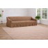 Husa elastica pentru canapea 3 locuri, model Jacquard, cu volanas, Bej, HCJ-066