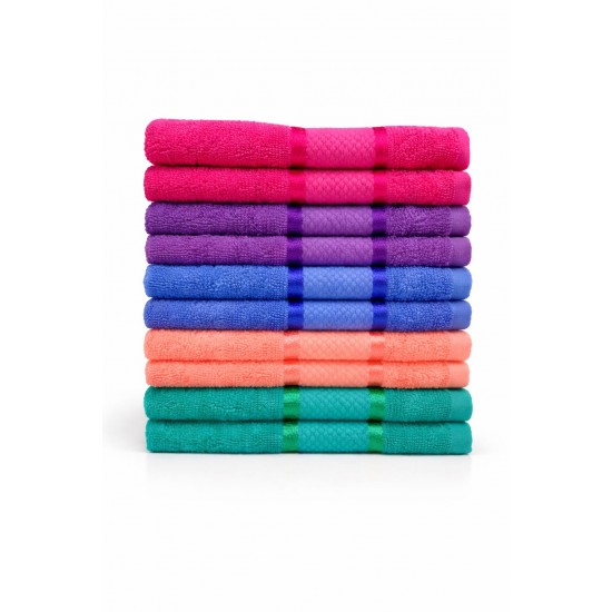 Set 10 Prosoape 50x90 cm, Bumbac 100% Pakistanez, Moi și Absorbante, PCG-088 Prosoape