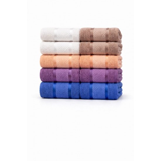 Set 10 Prosoape 50x90 cm, Bumbac 100% Pakistanez, Moi și Absorbante – Colorate, PCG-091 Prosoape