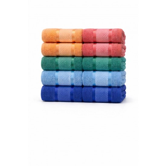 Set 10 Prosoape 50x90 cm, Bumbac 100% Pakistanez, Moi și Absorbante – Colorate, PCG-089 Prosoape