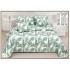 Set Cuvertură Pat 5 Piese Bumbac cu In 230x250 cm – Model Frunze Verzi Tropical, CBI-014