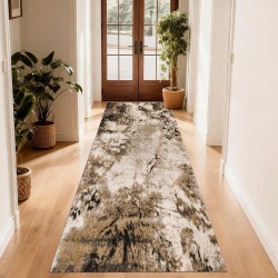 Traverse Antiderapante – Model Abstract Bej, Maro și Negru, TCA-057