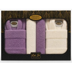 Set Cadou Baie 10 Piese pentru Cuplu – Halate de Baie și Prosoape Elegante, HBC-014