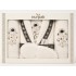 Set Cadou Baie 7 Piese – Halat de Baie și Prosoape din Bumbac 100% Crem cu Broderie Albastră, HBC-023