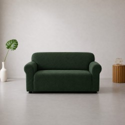Huse Elastice Canapea 3 locuri din Lycra – Verde Închis, HCL-017