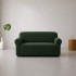 Huse Elastice Canapea 3 locuri din Lycra – Verde Închis, HCL-017