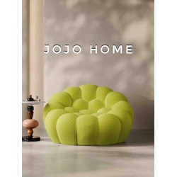 Fotoliu Premium Bubble HD Foam Ergonomic – Verde Neon, 120x120x68 cm, FPE-008