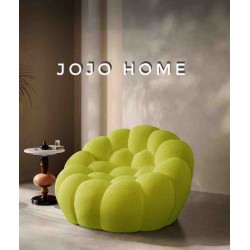 Fotoliu Premium Bubble HD Foam Ergonomic – Verde Neon, 120x120x68 cm, FPE-008