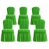 Set 6 Huse Elastice pentru Scaune cu Volănașe – Verde Iarbă, HSC-034