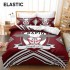 Lenjerie de Pat Dublu 6 Piese Finet cu Elastic – Model Rapid București, Cearșaf cu Elastic, LRB-005