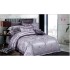 Set Lenjerie de Pat Dublu 6 Piese Satin Jacquard Mov Lila – Premium Luxury, LDJ-058
