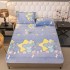 Cearșaf cu Elastic Cocolino 180x200x25 cm + 2 Fețe de Pernă 50x70 cm – Model Ursuleț Albastru, HC-075