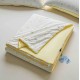 Pilotă de Vară Răcoritoare cu 2 Fețe de Pernă, Material Respirabil și Confortabil, Model Galben Pastel, PMV-019 Pilote Vara