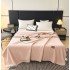 Pătură Fleece 200x230 cm Roz Pudrat – Pătură Pufoasă și Călduroasă pentru Pat Dublu, PCS-002