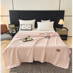Pătură Fleece 200x230 cm Roz Pudrat – Pătură Pufoasă și Călduroasă pentru Pat Dublu, PCS-004