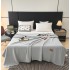 Pătură Fleece 200x230 cm Gri Perlat – Pătură Pufoasă și Călduroasă pentru Pat Dublu, PCS-005