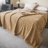 Pătură Pufoasă Cocolino Raiată 200x230 cm Cappuccino – Catifelată, Elegantă și Confortabilă, PGC-016