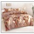 Set Pilotă Matlasată 185x230 cm + Cearșaf cu Elastic 180x200 cm + 2 Fețe de Pernă 50x70 cm – Flori Bej, PPL-033