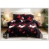Cuvertură Matlasată pentru Pat Dublu din Bumbac Satinat, 230x250 cm + 2 Fețe de Pernă – Model Fluturi, CON-006