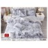 Lenjerie Fluffy Gri Deschis 6 Piese Pat Dublu – Moale, Călduroasă și Elegantă, LCF-006