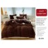Lenjerie Fluffy Maro Ciocolatiu 6 Piese Pat Dublu – Moale, Călduroasă și Elegantă, LCF-013