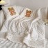 Pilotă-Pernă pentru Copii 2 în 1, 150x200 cm, Bumbac 100% – Model Ursuleț Prințesă, PPL-053