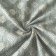 Lenjerie de Pat Dublu LUX 6 Piese din Finet cu Cearșaf cu Elastic – Model Geometric Verde Salvie și Gri, LPL-032 Lenjerii Finet premium  lux cu elastic