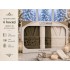 Set Cadou Baie 6 Piese pentru Cuplu – Halate de Baie și Prosoape Elegante, HBC-061