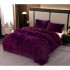 Pilota Fluffy cu Blăniță 200x230 cm + 2 fețe de pernă – Mov, PF-003