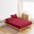 Cearșaf Cocolino cu Elastic 180×200 cm + 2 Fețe de Pernă – Bordo, HC-045