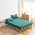Cearșaf Cocolino cu Elastic 180×200 cm + 2 Fețe de Pernă – Verde Smarald, HC-061
