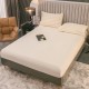 Lenjerie de Pat Premium JOJO Home, 4 Piese, Blăniță Artificială Tip Iepure, Cearșaf cu Elastic – Crem, LJH-003 Lenjerii Blanita Iepure