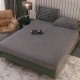 Lenjerie de Pat Premium JOJO Home, 4 Piese, Blăniță Artificială Tip Iepure, Cearșaf cu Elastic – Gri Inchis, LJH-008 Lenjerii Blanita Iepure
