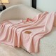 Șal Multifuncțional Jojo Home din Cașmir Artificial 100x140 cm cu Capse – Șal și Pătură 2 în 1, Roz, PJC-001 Paturi cu Margine