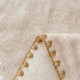 Șal Multifuncțional Jojo Home din Cașmir Artificial 100x140 cm cu Capse – Șal și Pătură 2 în 1, crem/bej deschis, PJC-003 Paturi cu Margine