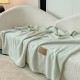 Șal Multifuncțional Jojo Home din Cașmir Artificial 100x140 cm cu Capse – Șal și Pătură 2 în 1, Verde Mentă, PJC-004 Paturi cu Margine