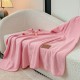 Șal Multifuncțional Jojo Home din Cașmir Artificial 100x140 cm cu Capse – Șal și Pătură 2 în 1, Roz, PJC-007 Paturi cu Margine