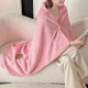 Șal Multifuncțional Jojo Home din Cașmir Artificial 100x140 cm cu Capse – Șal și Pătură 2 în 1, Roz, PJC-007 Paturi cu Margine