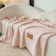 Șal Multifuncțional Jojo Home din Cașmir Artificial 100x140 cm cu Capse – Șal și Pătură 2 în 1, Roz Pudrat, PJC-010 Paturi cu Margine