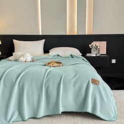 Pătură Jojo Home din Cașmir Artificial 200x230 cm – Moale, Pufoasă și Călduroasă, Verde Turcoaz, PJC-016