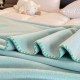 Pătură Jojo Home din Cașmir Artificial 200x230 cm – Moale, Pufoasă și Călduroasă, Verde Turcoaz, PJC-016 Paturi cu Margine