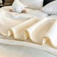 Pătură Jojo Home din Cașmir Artificial 200x230 cm – Moale, Pufoasă și Călduroasă, Crem, PJC-019 Paturi cu Margine