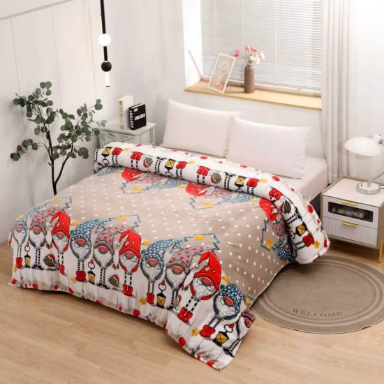 Pătură Cocolino 200x230 cm – Model Crăciun cu Spiriduși, Moale, Pufoasă și Călduroasă, PTC-016 Oricare 3 la 159 lei