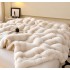 Pătură Cocolino Pufoasă din Blăniță Artificială de Iepure 200x230 cm – Model Maro Cappuccino, PCI-074