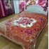 Patura Cocolino dubla si pufoasa perfecta pentru sezonul rece 200 x 230 cm, Bej, flori, PCM-010