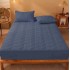 Huse pentru pat, matlasate 180/200, plus 2 fete de perna, Albastru, HM-1