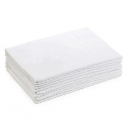 Set 10 Prosoape, Bumbac 100%, 30×50 cm, 500g, Alb, PCG-059