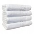 Set 4 Prosoape Baie, Bumbac 100%, 550g/m², 70x140 cm, Greek, Alb, PCG-054