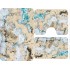 Set 3 Covorase Baie Antiderapante, Alb-Crem, ceramica, CAM-087